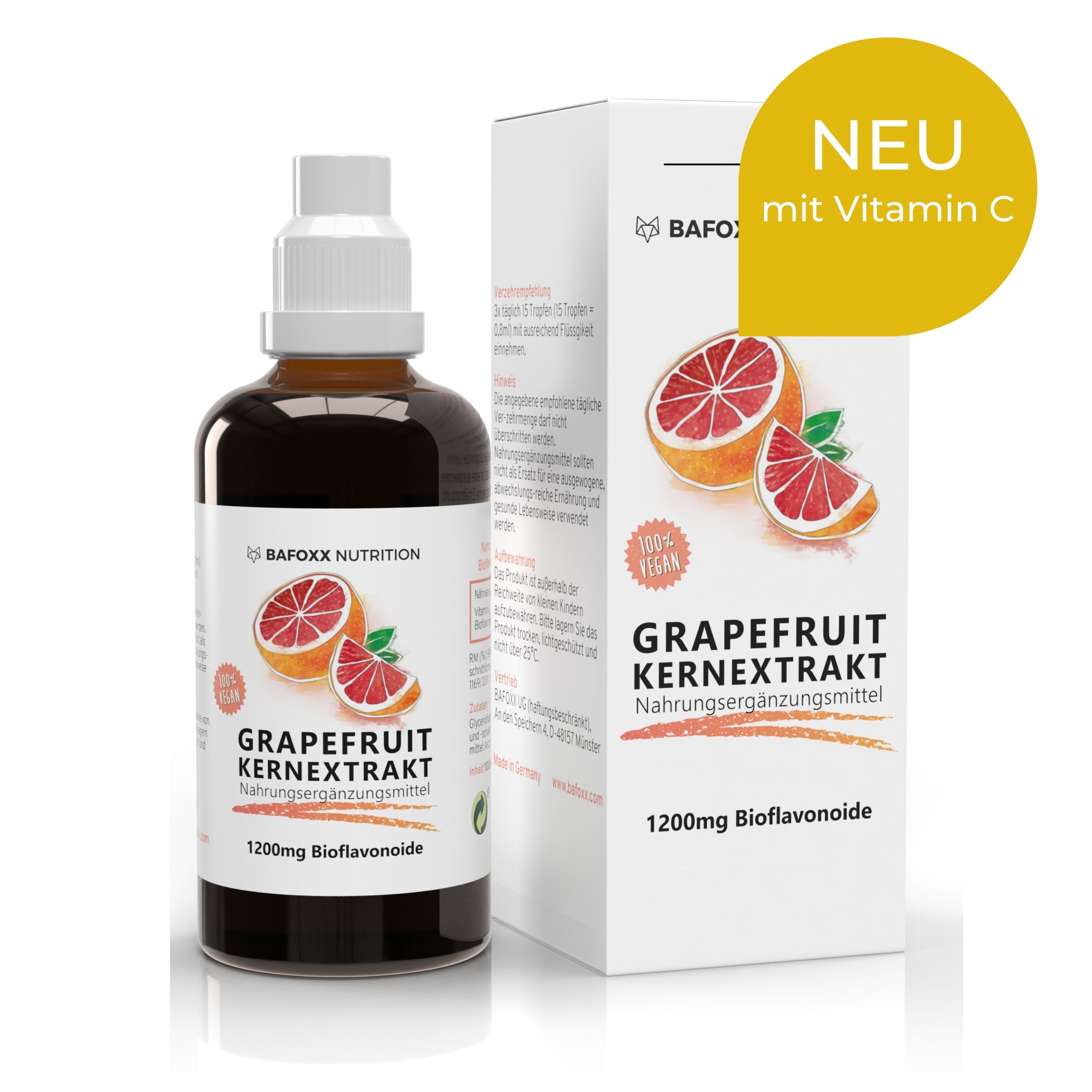 Grapefruitkernextrakt mit Vitamin C