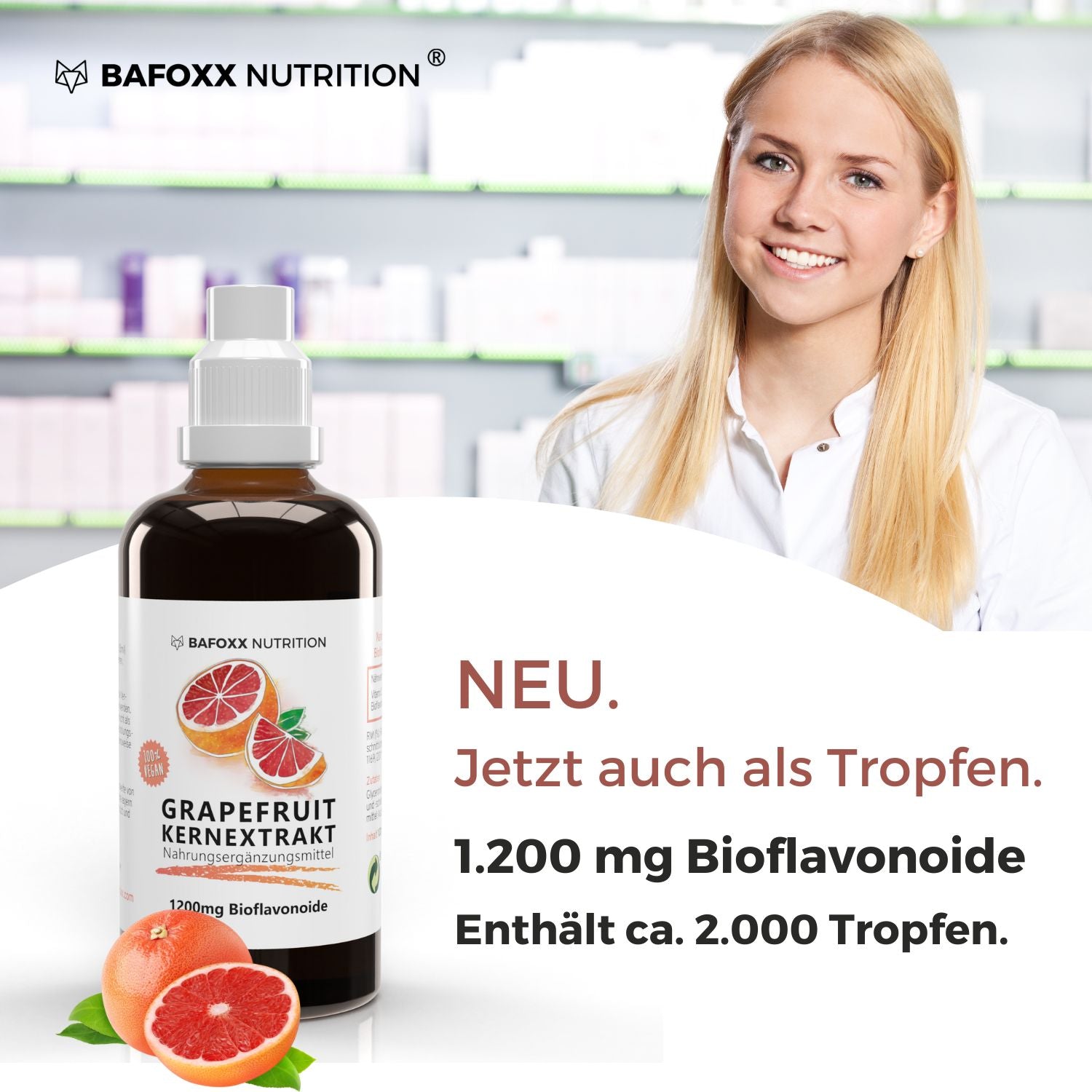 Grapefruitkernextrakt mit Vitamin C